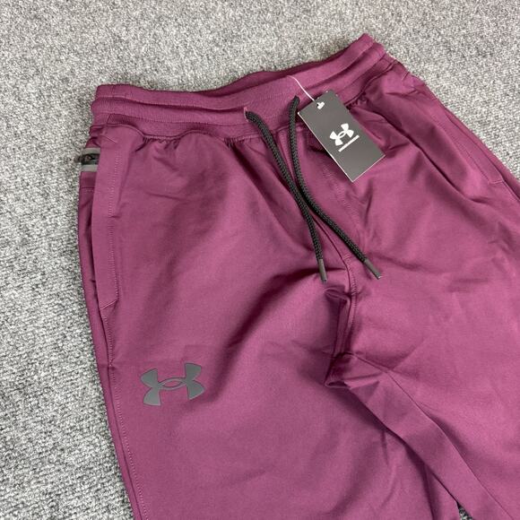 Under Armour UA Sportstyle Elite Jogger Mens Small Maroon Purple 1374658-572 NWT - Picture 3 of 8